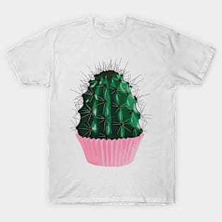 Cute Cactus Cupcake T-Shirt